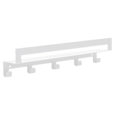 Полка настенная Line 50см с 5-ю крючками (белый)/Виолет/1/6