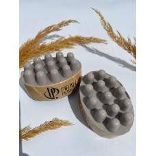 Мыло массажное Черный коралл и мох коричневое (135гр)