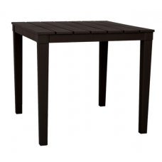 Стол прямоугольный Прованс 4 ножки (шоколадный)/Элластик-пласт