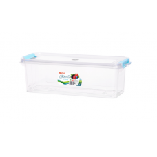 Контейнер прямоугольный 1,8л. 27,9*11,8*9,4см./прозрачный/Grand/Эльфпласт/1/48