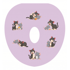 Сиденье мягкое для унитаза детское с ручками/Okean Kidss Boss Baby/Д33/Евроторг/1/25