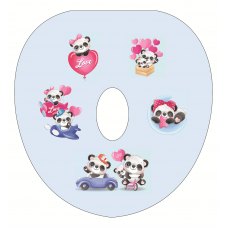 Сиденье мягкое для унитаза детское без ручек/Okean Kidss Boss Baby/Д30/Еврокомфорт/1/30