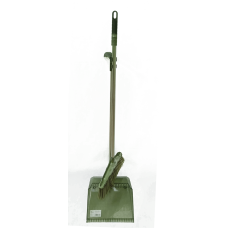 Набор метла-совок, прозрачные, цвета (зеленый,персиковый,синий), ручка нерж.сталь/КХТ/1/30