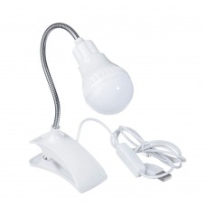 Фонарь-лампа на прищепке с выключателем/6 LED,пит USB,006/ГЦ