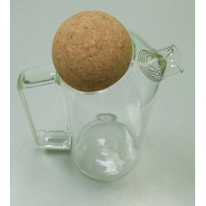 Чайник-кувшин 750л./боросиликатное стекло до +130/пробковый шар