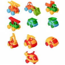 Машинки игруш Спецтех мини, пластик, 6,7x11,5x12 см, 10 дизайнов, для детей 3+/ИГРОЛЕНД/Гала центр