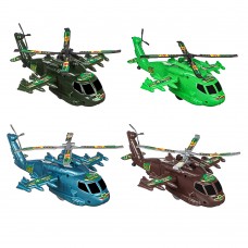 Игрушка вертолет заводной, пластик, 16,4x24x8,5 см, 4 дизайна, для детей 3+/ИГРОЛЕНД/Гала центр
