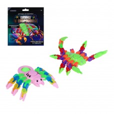 Игрушка антистресс Пауки и скорп светит в темноте, PP, 15х14 см, 8 дизайнов/ИГРОЛЕНД/Гала центр