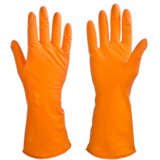 Перчатки резиновые спец. для уборки/оранжевые/размер L/VETTA/Гала Центр/1/12/240