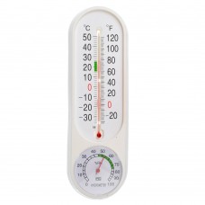 Термометр вертикальный, измерение влажности воздуха/23x7см/пластик,блистер/INBLOOM/ГЦ/1/5/120 