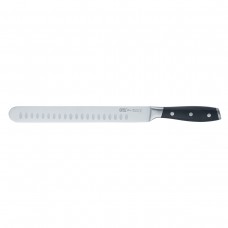 Нож c выточками для тонкой нарезки 25см./кованный/сталь, пластик/Horeca Pro/GIPFEL/1/48