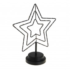 Светильник LED Звезда, металл, 22х10х28.5 см/Гала центр