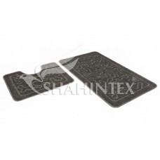 Набор ковриков для ванны 60*100+60*50см./графит 62/РР 003/SHAHINTEX/1/15