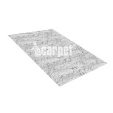 Коврик вырезной icarpet PRINT антискользящий (142) Соты Омега 60х100 светло-серый/SHAHINTEX