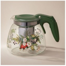 Заварочный чайник agness с фильтром шиповник 900 мл./Арти-м/1/36